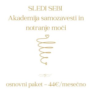 Akademija Sledi sebi - osnovni paket - obročno plačilo